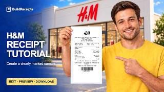 H&M Receipt Generator Tutorial | BuildReceipts