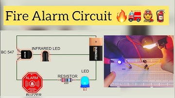 Build a Fire Alarm Circuit using BC547 on Breadboard #analogelectronics #breadboard