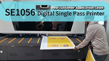 SE1056 Digital Single Pass Printer Opens Up High-Quality Large-Format Printing Business For You.