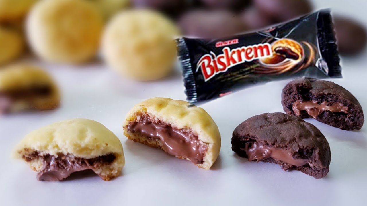 ٣٨ قطعة بسكويت بسكريم من ربع كيلو دقيق