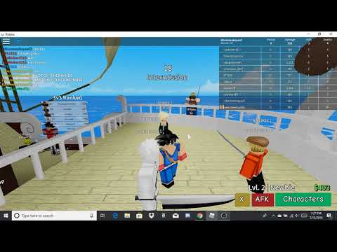 Anime Battle Arena Roblox Gameplay Ffa Team Match Youtube - ffa player vs player roblox