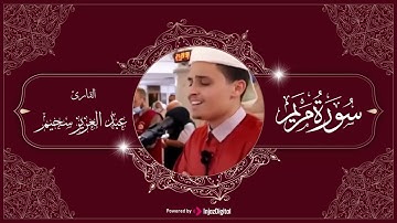 تلاوة عطرة بصوت من نور -اجمل ما قيل في#سورة_مريم #عبدالعزيز_سحيم  #تلاوة_خاشعة  Abdelaziz sahim