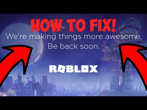 ROBLOX SHUT DOWN.. MAINTENANCE SCREEN (HOW TO FIX 2021)