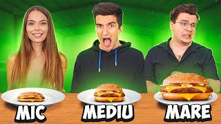 SANDWICH MARE, MEDIU, MIC CHALLENGE cu Orange Blue !!!