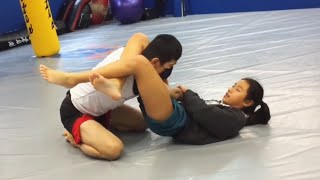 Mixed Wrestling Submission Hold Demonstration 2026