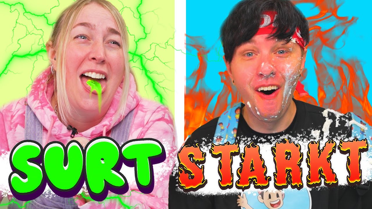 Världens suraste mat VS starkaste mat!