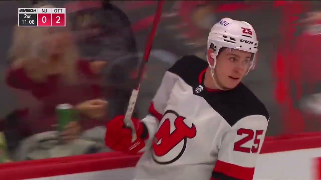 Burlington native Nico Daws makes his NHL debut with the New Jersey Devils  
