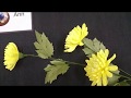 Ann/HOW TO MAKE CHRYSANTHEMUMBY CREPE PAPER- CÁCH LÀM HOA CÚC ĐẠI ĐÓA BẰNG GIẤY NHÚN