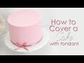 How to Prepare & Cover a Cake with Icing / Fondant