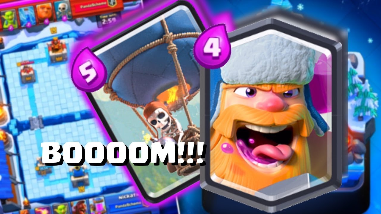 DECK DE BALÃO E LENHADOR SICLO RÁPIDO DECK FORTE (Clash Royale) - YouTube