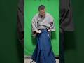 袴の着け方 #kimono #japan #shorts
