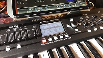 Behringer DeepMind 12 - Tutorial - String Pad With Shimmer Reverb -Quick Patch From Scratch