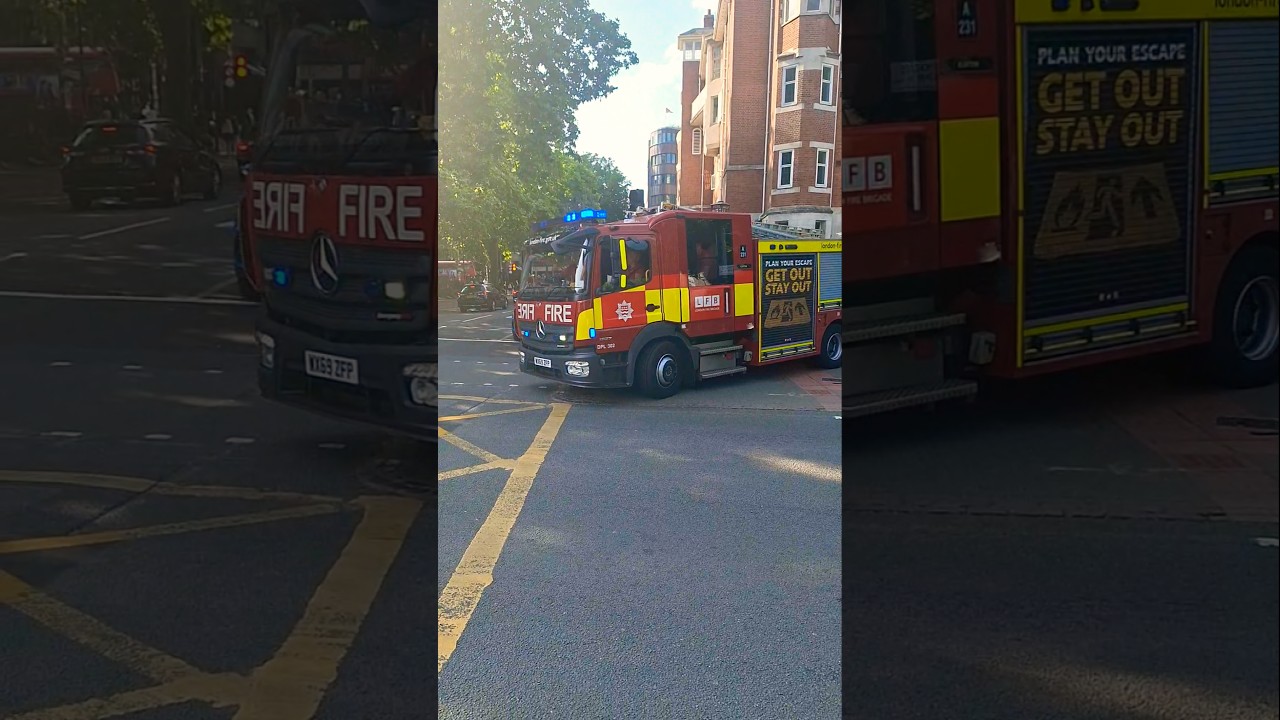 London Firefighters respond to emergency 🔥🚒 