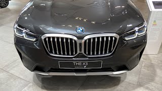 2022 BMW X3 xDrive30e G01 in Sophistograu - Exterieur + Interieur