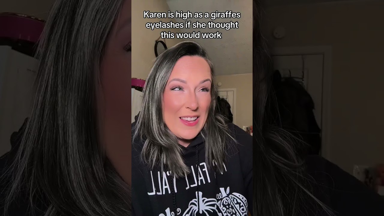 Karens cheese has officially slid off of her cracker 🫠