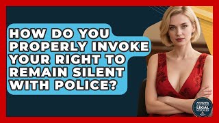 How Do You Properly Invoke Your Right To Remain Silent With Police? - Avoiding Common Legal Mistakes