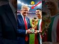 Trump😯Gives Trophy to Ronaldo 🏆 | Messi Cries in Shock 😢 #Ronaldo #Messi #Trump #Shorts