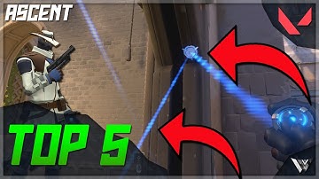 TOP 5 Cypher Tripwire Spots on the New Map Ascent (Valorant Tips & Tricks)