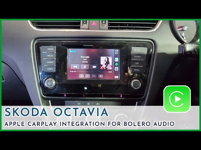Skoda Octavia - Apple CarPlay Integration for Bolero Audio - YouTube