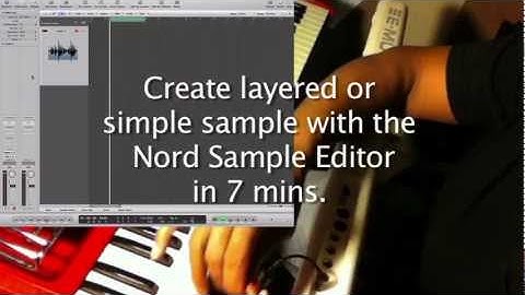 Create Layer Or Simple Sample nord electro 3 Sample editor in 7 mins