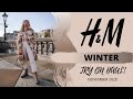 H&M NEW IN| WINTER| HAUL & TRY ON| NOVEMBER 2020| Katie Peake