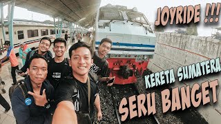 KERETA RAJABASA MENEMBUS HUTAN, TANPA SINYAL | Lampung-Palembang Part 2