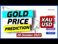GOLD PRICE PREDICTION FOR TOMORROW 28 October 2021#xauusd #gold #forex