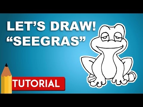 Wie zeichnet man einen Cartoon Frosch - DRAWING TUTORIAL ♥ausgezeichnet @AusgezeichnetTV