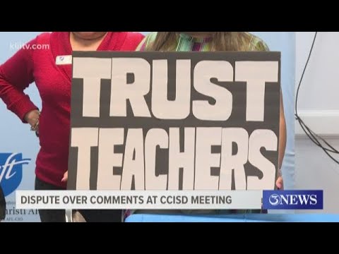 Dispute over comments at CCISD meeting