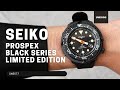 UNBOXING SEIKO PROSPEX BLACK SERIES TUNA SNE577 LIMITED EDITION