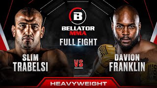 Slim Trabelsi vs Davion Franklin | Bellator 300 Full Fight