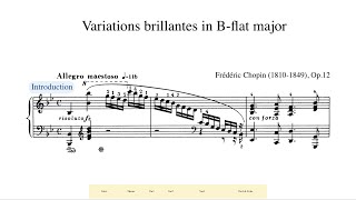 Chopin, Variations brillantes in B-flat major, Op.12 (Nikita Magaloff)