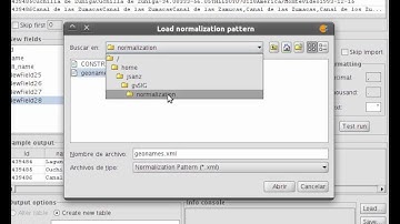 gvSIG normalization of geonames data