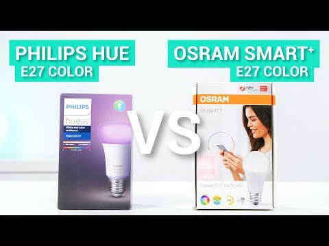 Philips Hue E27 color vs. Osram Smart+ E27 color im Test - Welche macht die schöneren Farben?