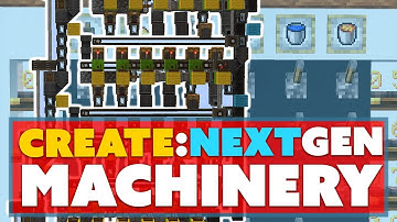 Minecraft: Create Mod Programmable Workshop and Ore Processor