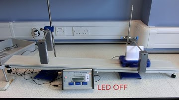 Acceleration using two light gates