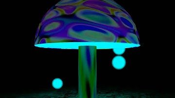 Blender 2.6 Camera movement, Glowing and Particle Test