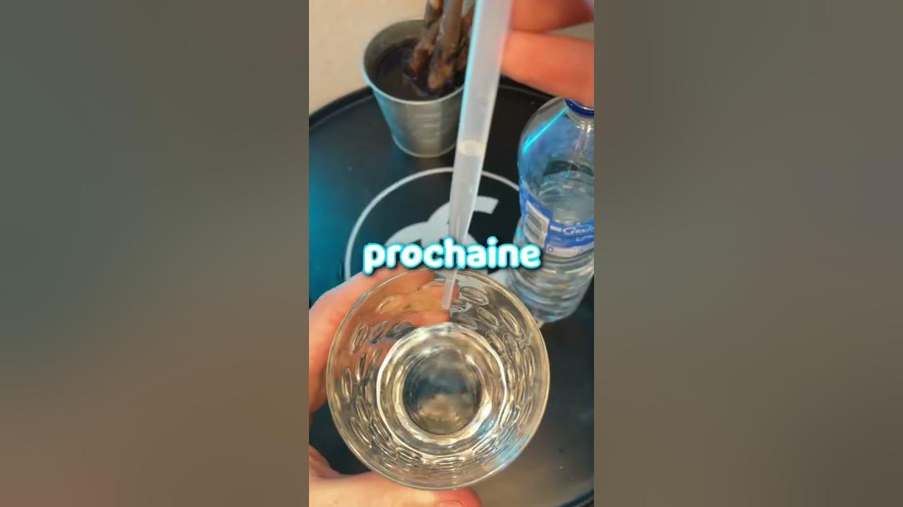 COMBIEN DE GOUTTES DANS UN VERRE D’EAU ? YouTube