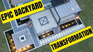 EPIC Backyard TRANSFORMATION! Deck, Patio, and Pergola Time Lapse