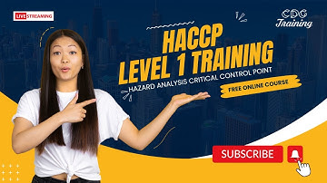 Free HACCP Level 1 Training Course: Your Path to Excellence.