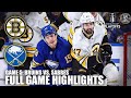 2026 STANLEY CUP PLAYOFFS 1 ROUND  EAST  GAME   5    7# BRUINS    @   1#   SABRES [ BRUINS LEAD 3-1]
