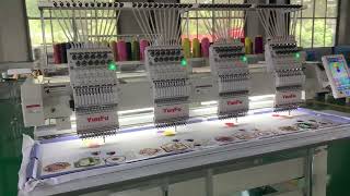 YunFu 4 heads flat embroidery machine