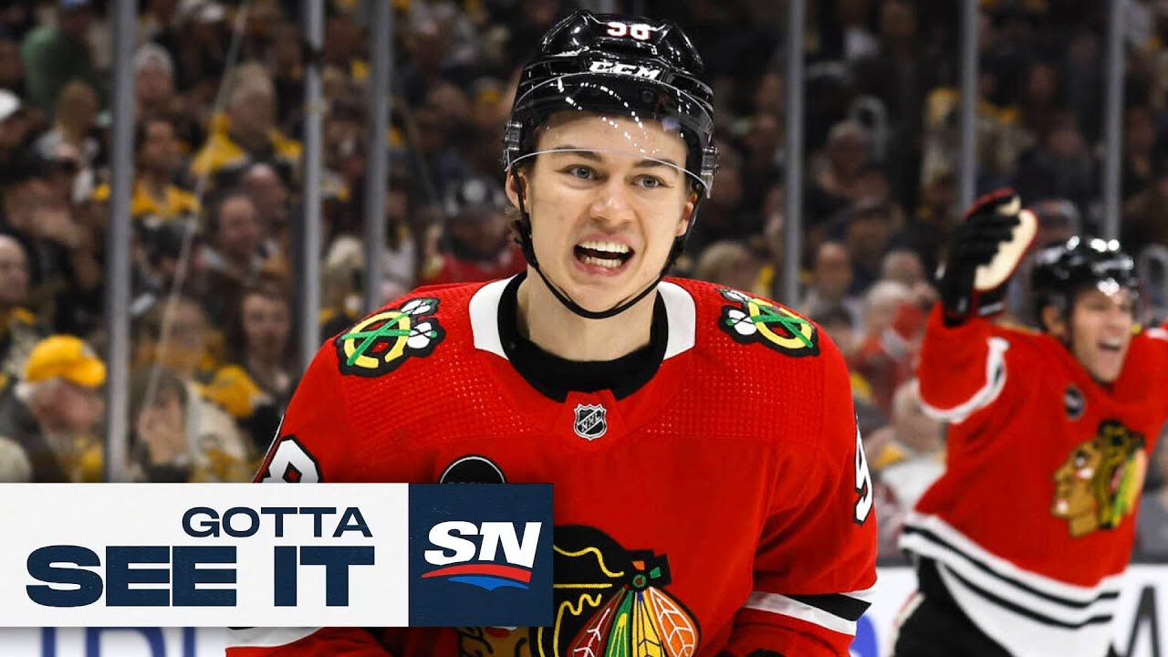 GOTTA SEE IT: Blackhawks' Connor Bedard Tucks In Wraparound For First ...