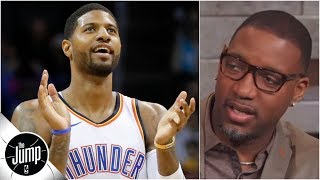 Paul George has moved up to No. 2 in Tracy McGrady's NBA MVP rankings | The Jump