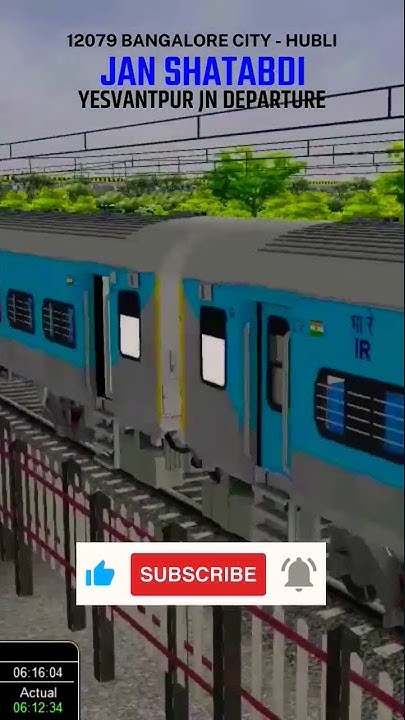 Jan Shatabdi Bangalore To Hubli Ticket Booking Bangalore-Hubli Jan ShatabdI departing from Yesvantpur Jn #shorts #