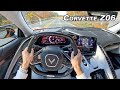 Living with the new 670hp corvette z06  is the flat plane v8 chevy a supercar pov binaural audio