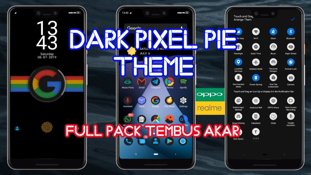 mode theme a5s oppo dark FOR PIE DARK  THEME YouTube PIXEL   OPPO A3S/A1K/A5S/A7/F7/F9/REALME