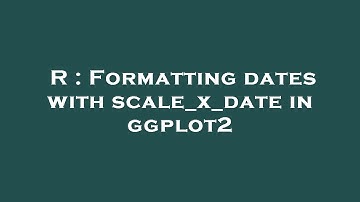 R : Formatting dates with scale_x_date in ggplot2