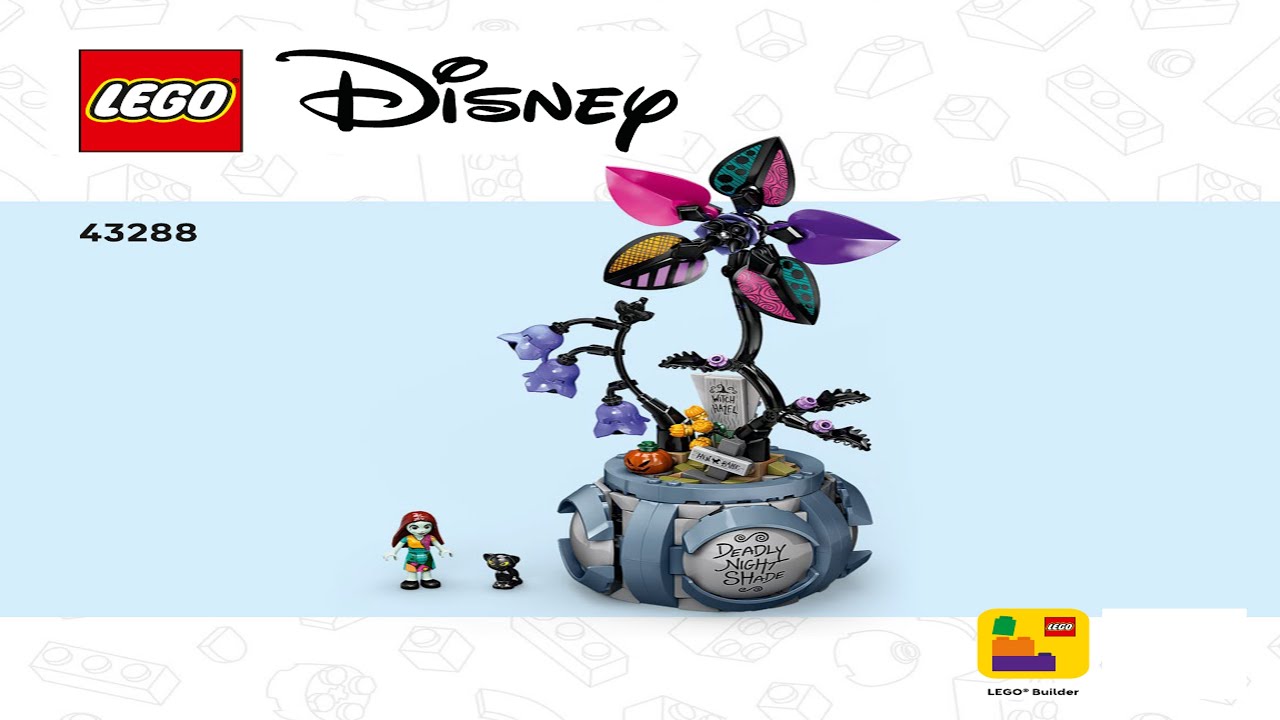 Disney - Sally's Flowerpot - The Nightmare Before Christmas LEGO instructions