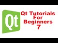 Qt Tutorials For Beginners 7 -  Layouts in QT (Horizontal, Vertical, Grid and Form)